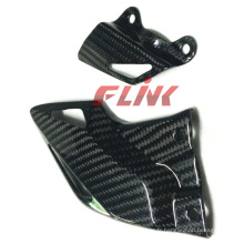 Pièces de fibre de carbone de moto Protecteurs de talon pour Honda Cbr 1000rr 08-11